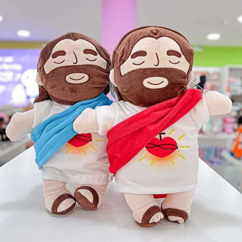 PELUCHE JESUS CON RESPIRACIÓN LUZ ORACION